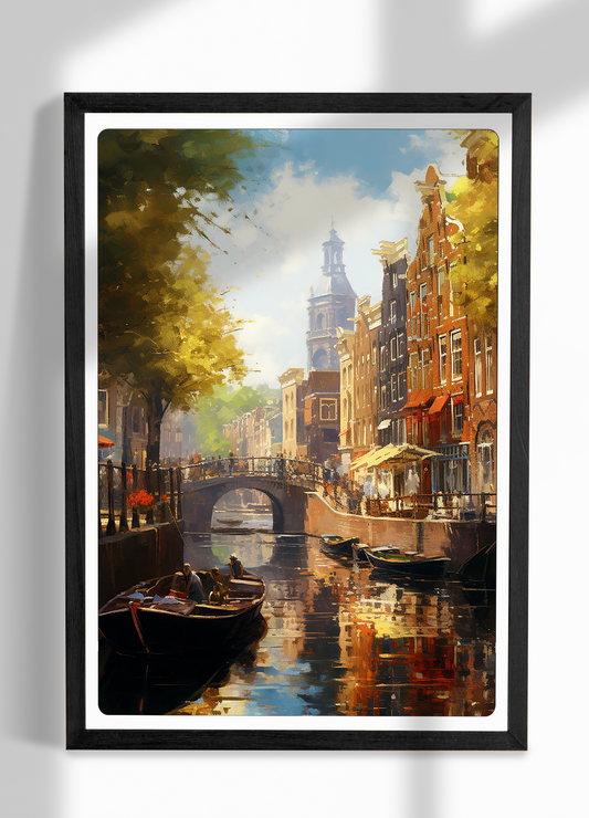 Poster - Amsterdam Canal System