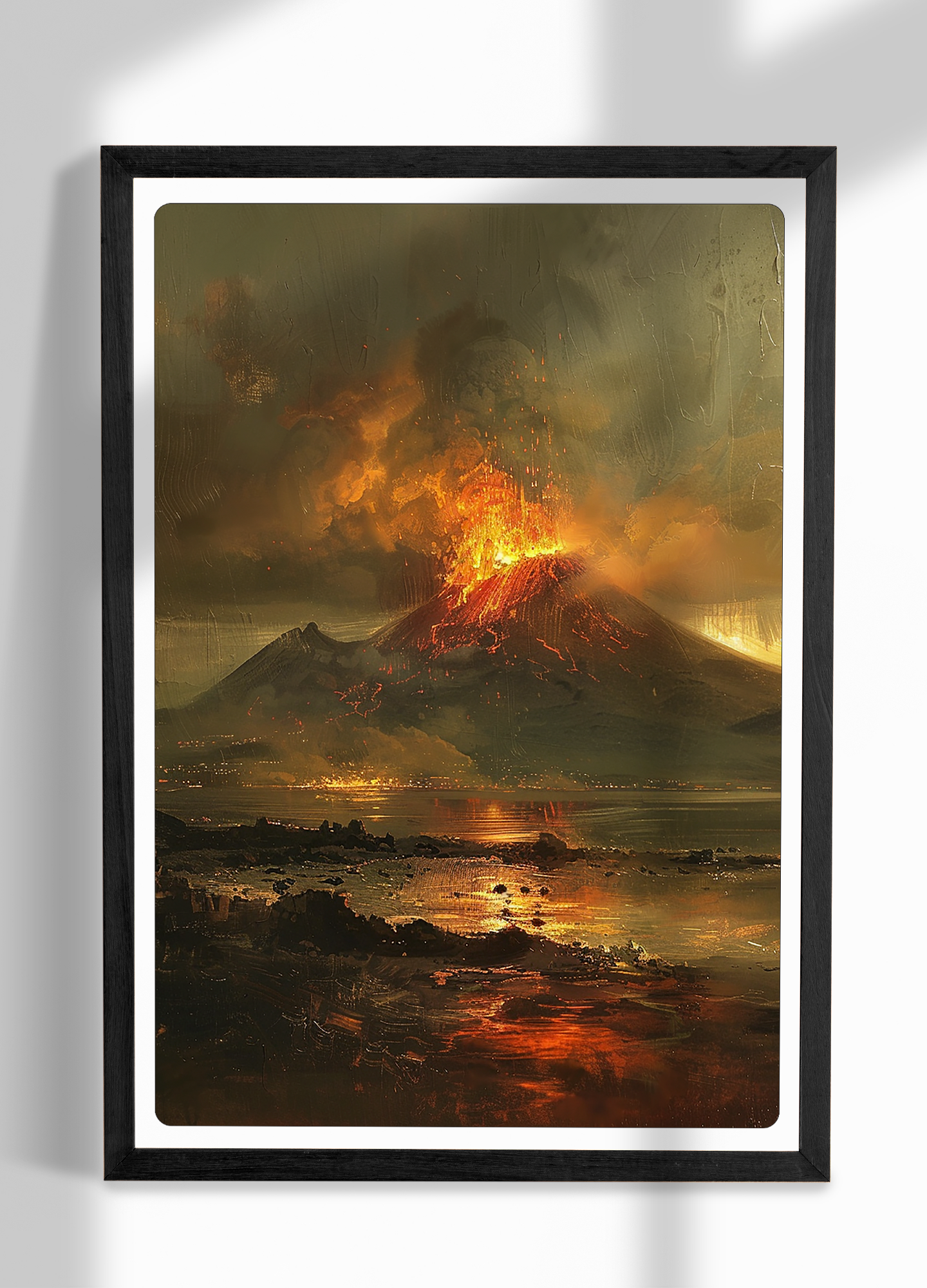 Poster - Eruption of Mount Vesuvius