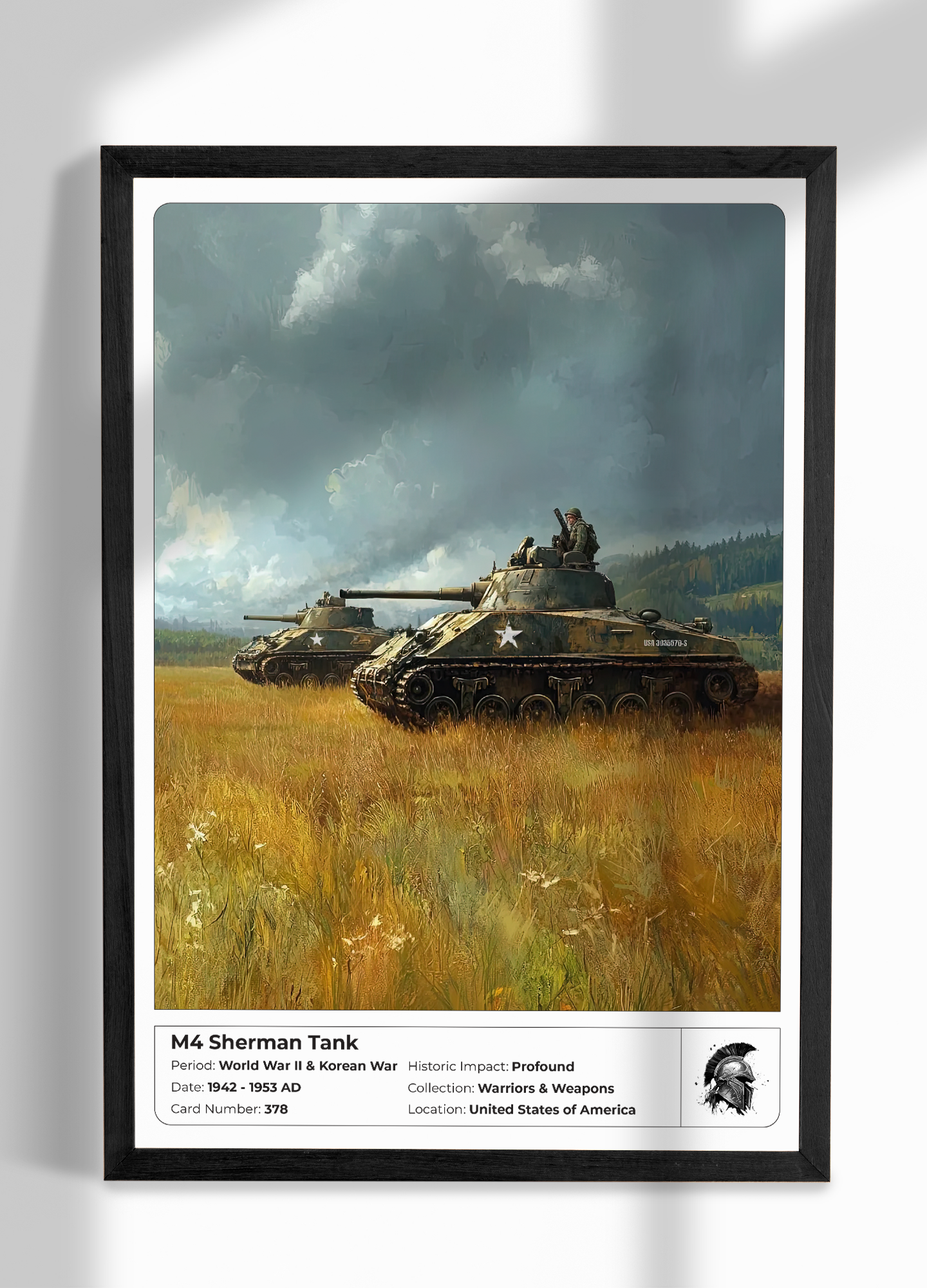 Poster - Sherman Tank